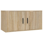 Wall - mounted TV Cabinets 3 pcs Sonoma Oak 80x34.5x40 cm - Bargainia.com - 