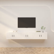 Wall - mounted TV Cabinets 3 pcs White 80x34.5x40 cm - Bargainia.com - 8720845898427 - 3188358