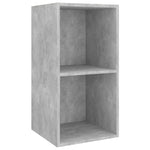 Wall - mounted TV Cabinets 4 pcs Concrete Grey Engineered Wood - Bargainia.com - 