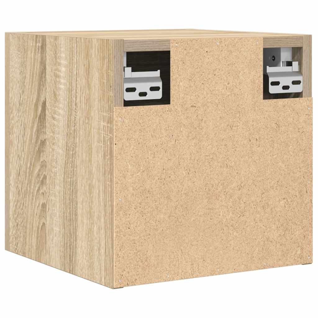 Wall Mounted TV Cabinets 4 pcs Sonoma Oak 30.5x30x30 cm - Bargainia.com - 