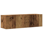 Wall Mounted TV cabinets 8 pcs Artisan Oak Engineered Wood - Bargainia.com - 