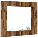 Wall Mounted TV cabinets 8 pcs Old Wood Engineered Wood - Bargainia.com - 