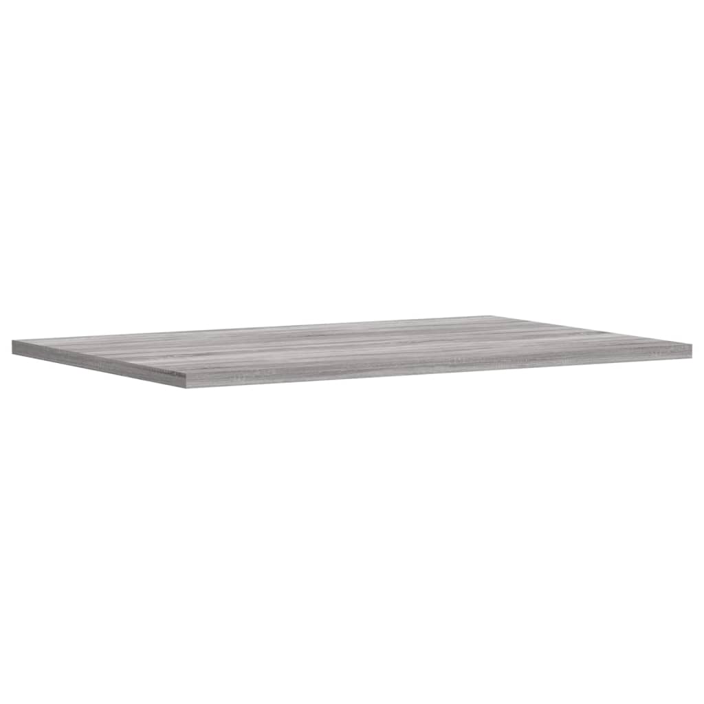 Wall Shelves 4 pcs Grey Sonoma 60x40x1.5 cm Engineered Wood - Bargainia.com - 