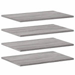 Wall Shelves 4 pcs Grey Sonoma 60x40x1.5 cm Engineered Wood - Bargainia.com - 