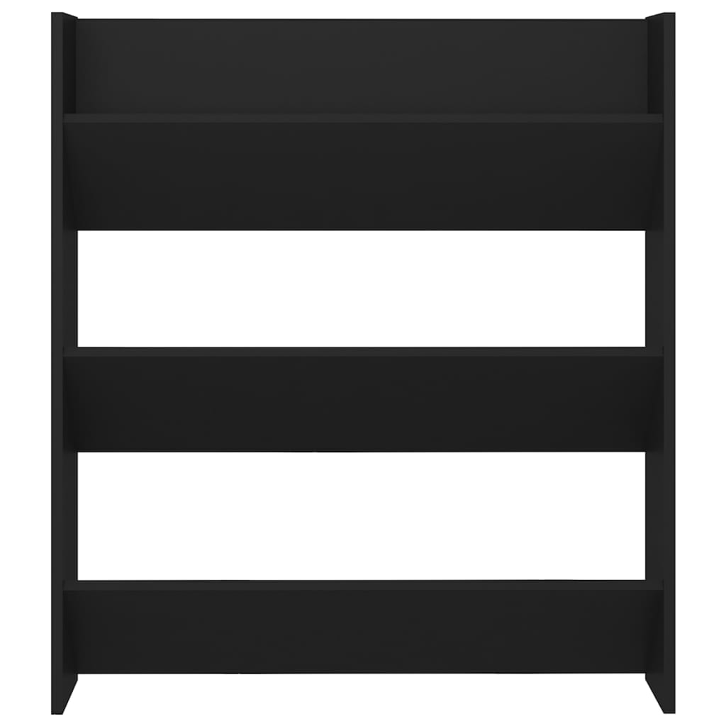 Wall Shoe Cabinet Black 80x18x90 cm Engineered Wood - Bargainia.com - 8720286559802 - 806779