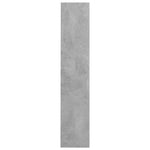 Wall Shoe Cabinet Concrete Grey 60x18x90 cm Engineered Wood - Bargainia.com - 