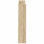 Wall Shoe Cabinet Sonoma Oak 80x18x90 cm Engineered Wood - Bargainia.com - 