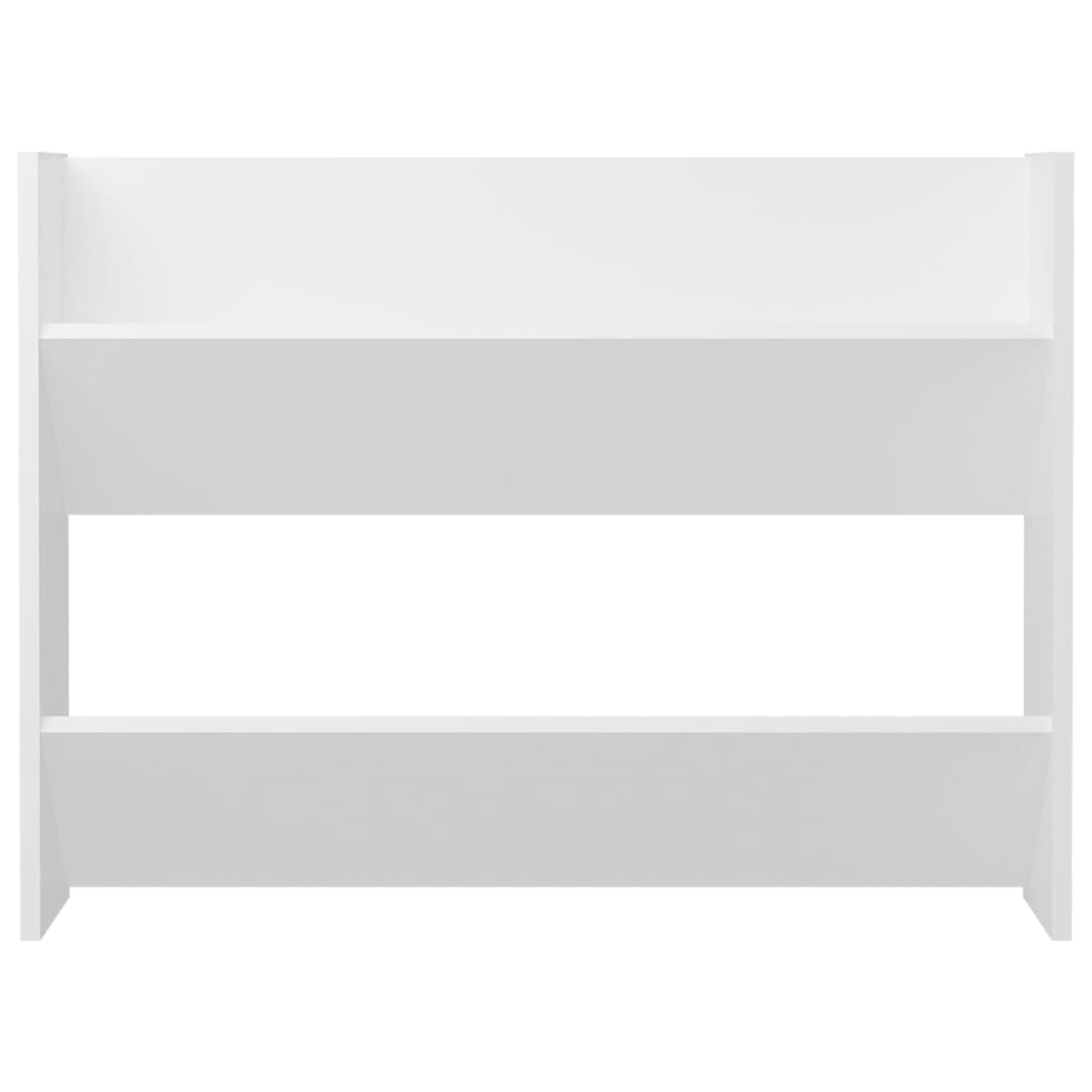 Wall Shoe Cabinet White 80x18x60 cm Engineered Wood - Bargainia.com - 