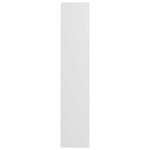 Wall Shoe Cabinet White 80x18x90 cm Engineered Wood - Bargainia.com - 