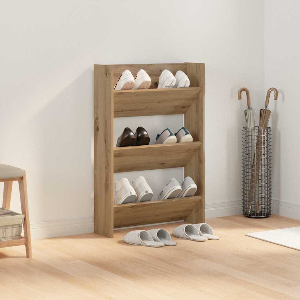 Wall Shoe Cabinet with Shelf Other Artisan oak Engineered wood - Bargainia.com - 8721288728791 - 875148