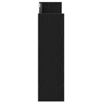 Wall Shoe Cabinet with Shelf Other Black oak Engineered wood - Bargainia.com - 