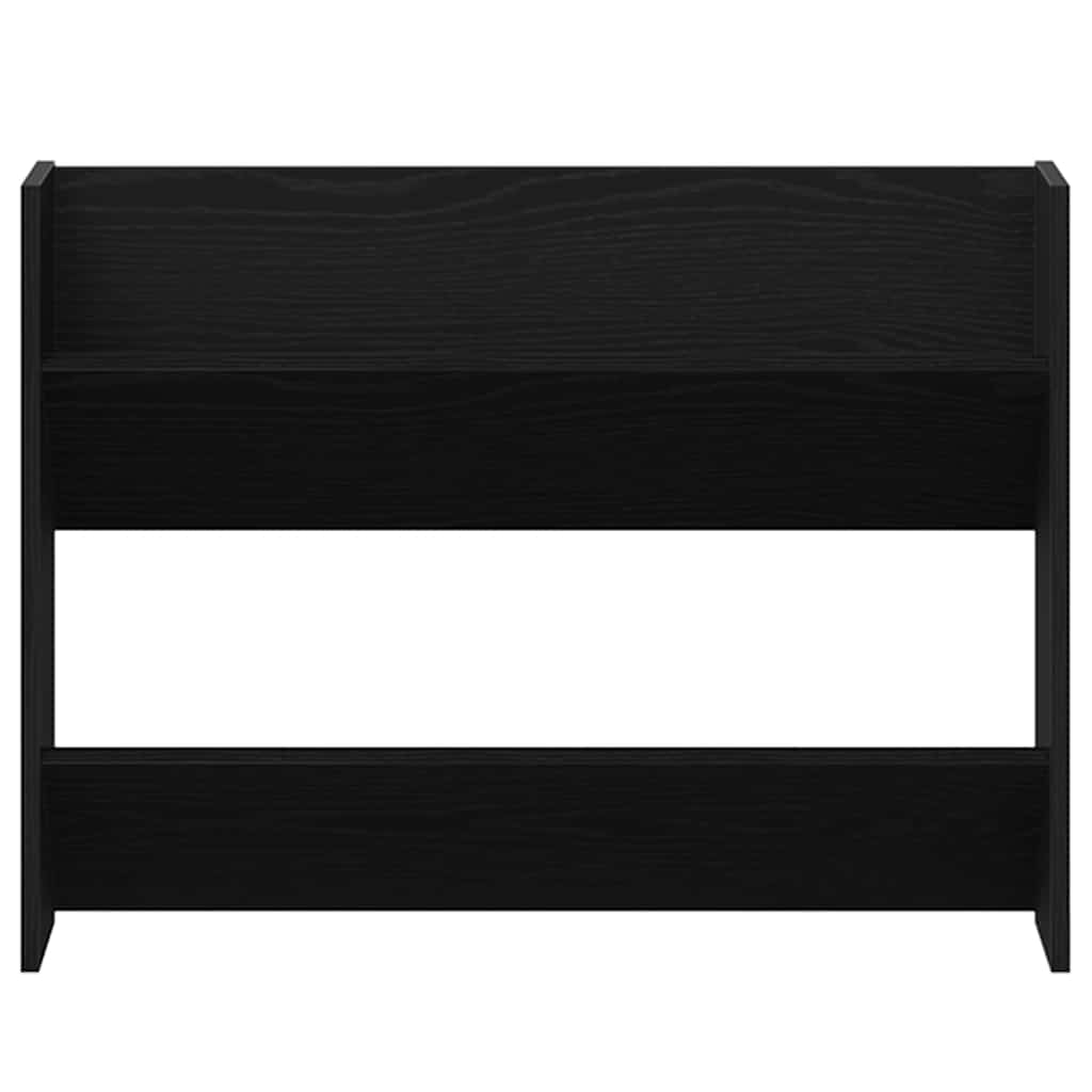 Wall Shoe Cabinet with Shelf Other Black oak Engineered wood - Bargainia.com - 