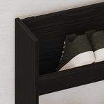 Wall Shoe Cabinet with Shelf Other Black oak Engineered wood - Bargainia.com - 