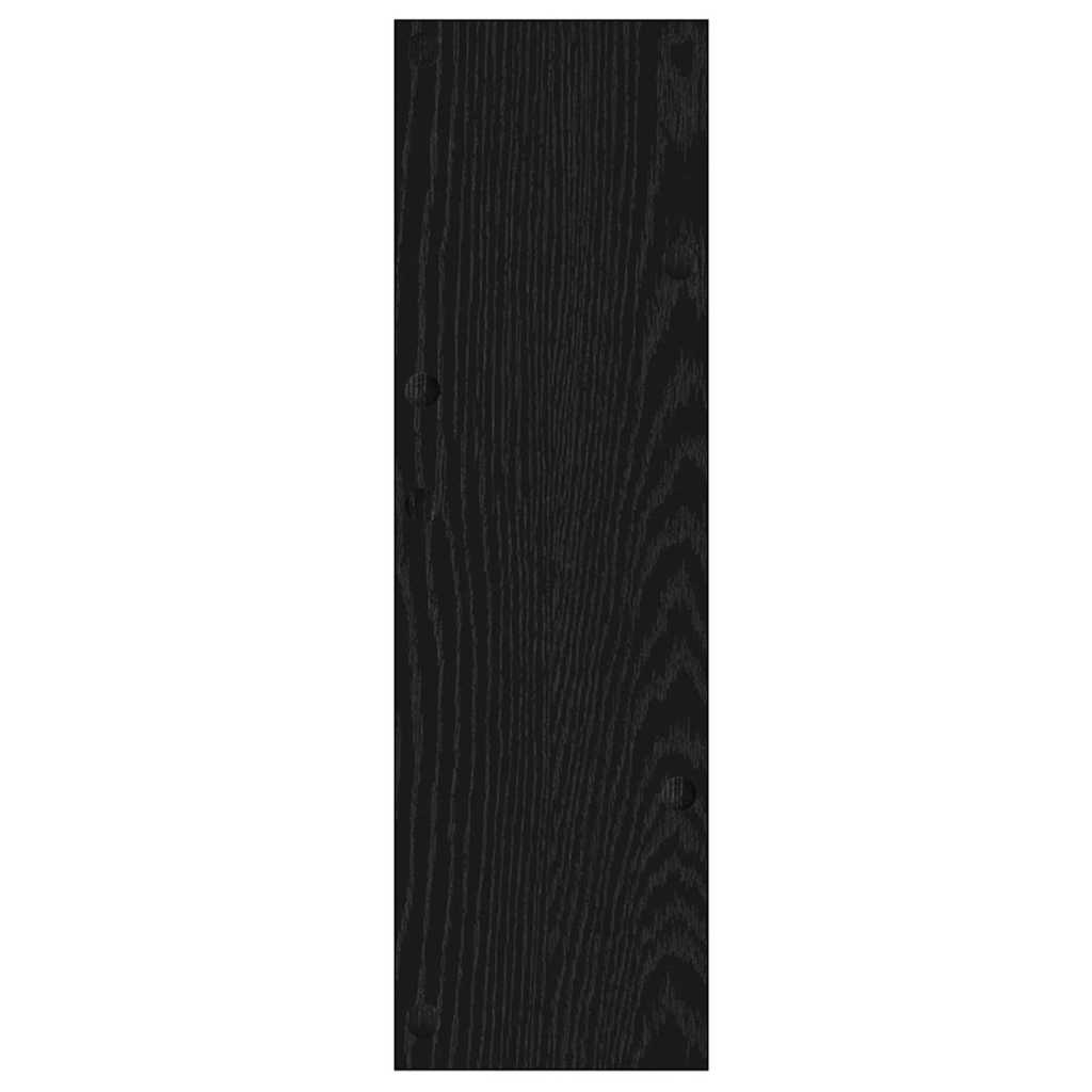 Wall Shoe Cabinet with Shelf Other Black oak Engineered wood - Bargainia.com - 