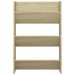 Wall Shoe Cabinets 2 pcs Sonoma Oak 60x18x90 cm Engineered Wood - Bargainia.com - 