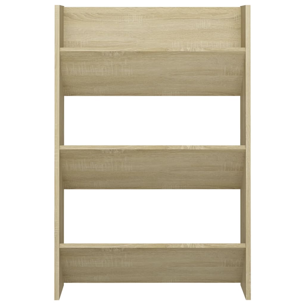 Wall Shoe Cabinets 2 pcs Sonoma Oak 60x18x90 cm Engineered Wood - Bargainia.com - 