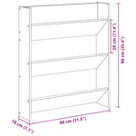 Wall Shoe Cabinets with Shelf Other Artisan oak Engineered wood - Bargainia.com - 