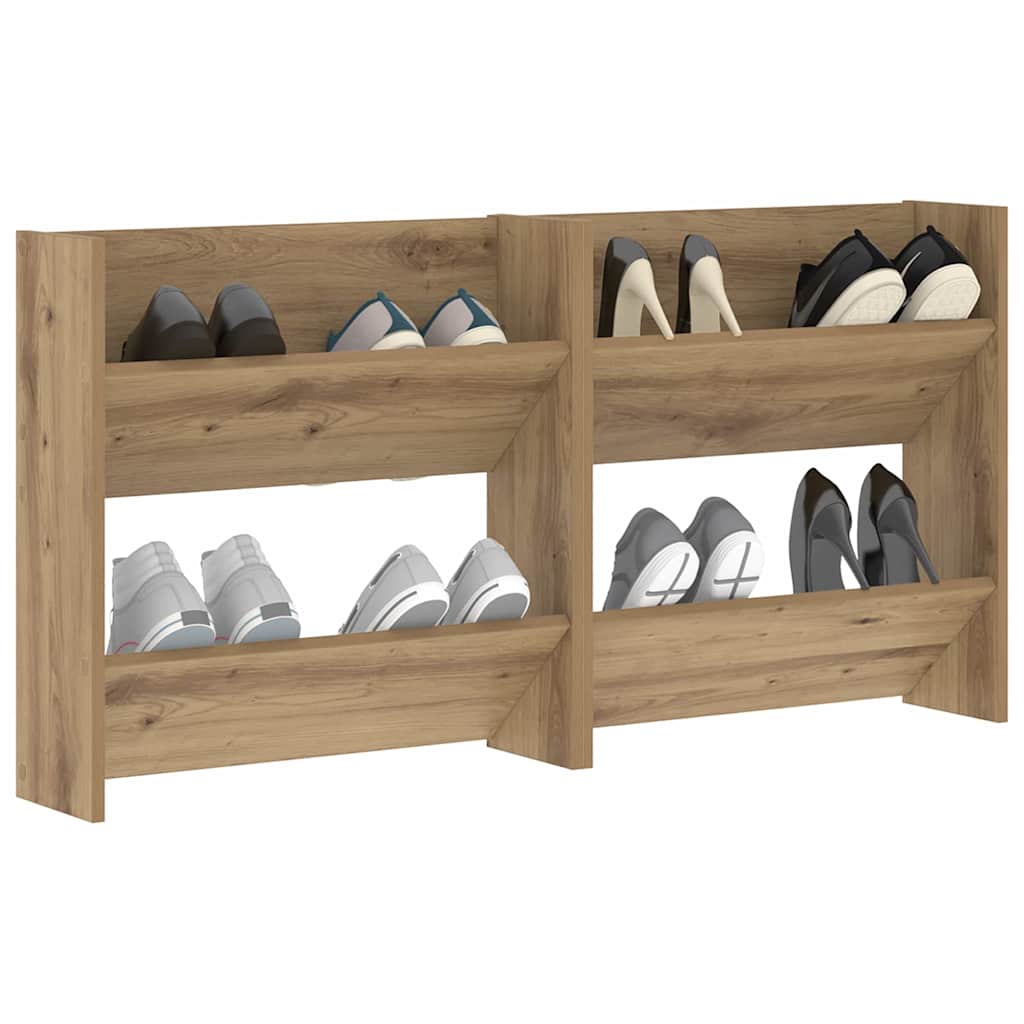 Wall Shoe Cabinets with Shelf Other Artisan oak Engineered wood - Bargainia.com - 