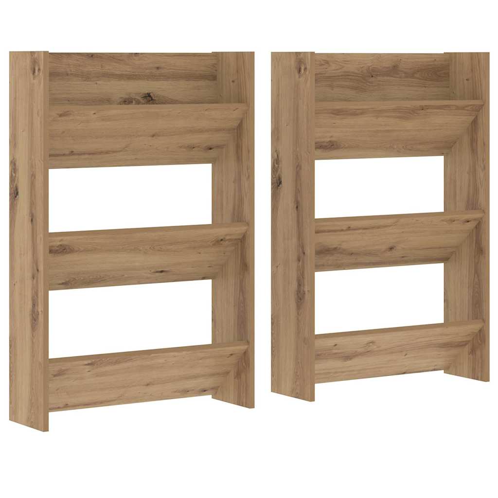 Wall Shoe Cabinets with Shelf Other Artisan oak Engineered wood - Bargainia.com - 