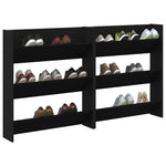 Wall Shoe Cabinets with Shelf Other Black oak Engineered wood - Bargainia.com - 