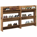 Wall Shoe Cabinets with Shelf Other Old wood Engineered wood - Bargainia.com - 