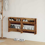 Wall Shoe Cabinets with Shelf Other Old wood Engineered wood - Bargainia.com - 