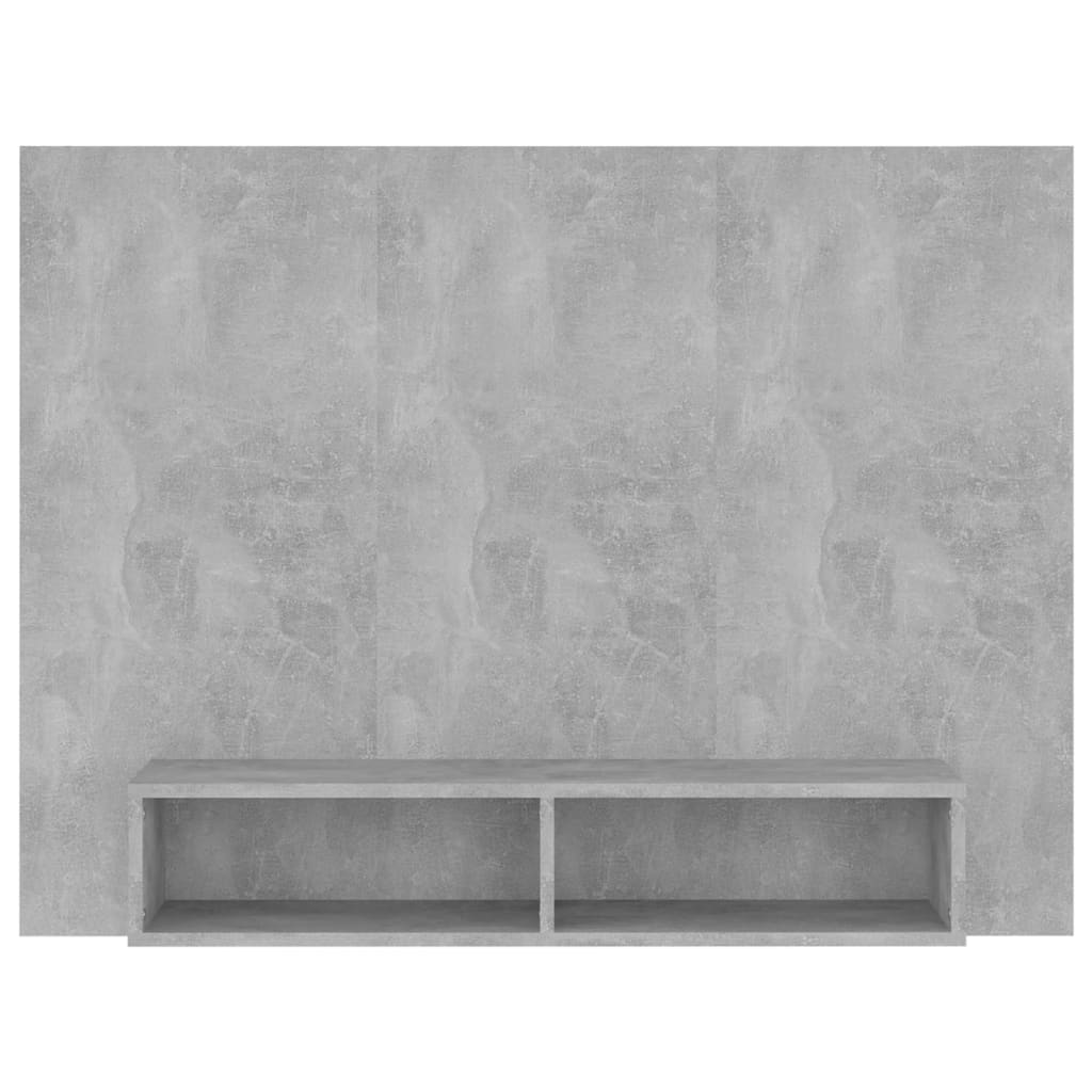 Wall TV Cabinet Concrete Grey 120x23.5x90 cm Engineered Wood - Bargainia.com - 8720286606131 - 808273