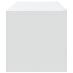 Wall TV Cabinets 2 pcs White 100x30x30 cm Engineered Wood - Bargainia.com - 