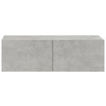 Wall TV Cabinets 4 pcs Concrete Grey 100x30x30 cm - Bargainia.com - 