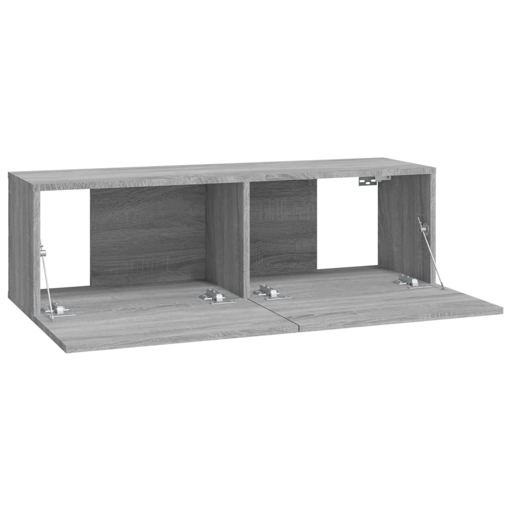 Wall TV Cabinets 4 pcs Grey Sonoma 100x30x30 cm - Bargainia.com - 8720287103424 - 3114196