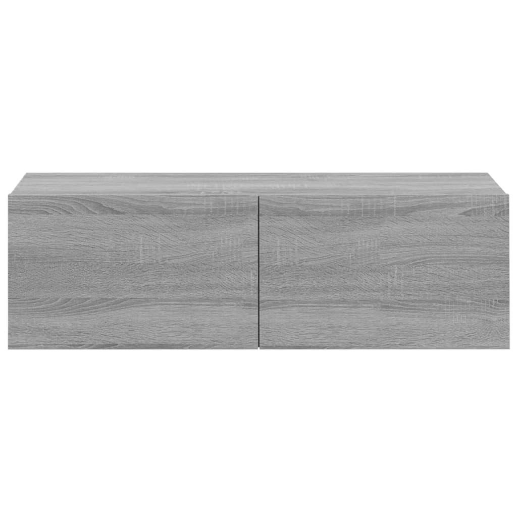 Wall TV Cabinets 4 pcs Grey Sonoma 100x30x30 cm - Bargainia.com - 8720287103424 - 3114196