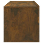 Wall TV Cabinets 4 pcs Smoked Oak 100x30x30 cm - Bargainia.com - 
