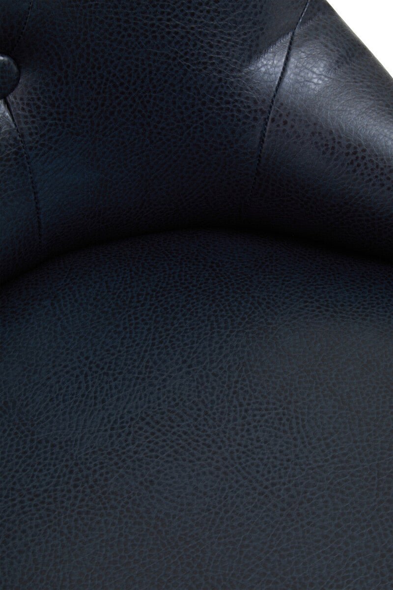 Walson Black Leather Effect Home Office Chair - Bargainia.com - 5018705536798