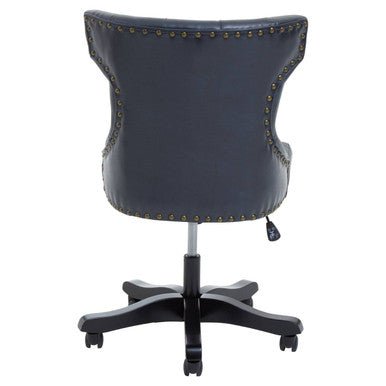 Walson Black Leather Effect Home Office Chair - Bargainia.com - 5018705536798