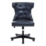 Walson Black Leather Effect Home Office Chair - Bargainia.com - 5018705536798