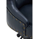 Walson Black Leather Effect Home Office Chair - Bargainia.com - 5018705536798