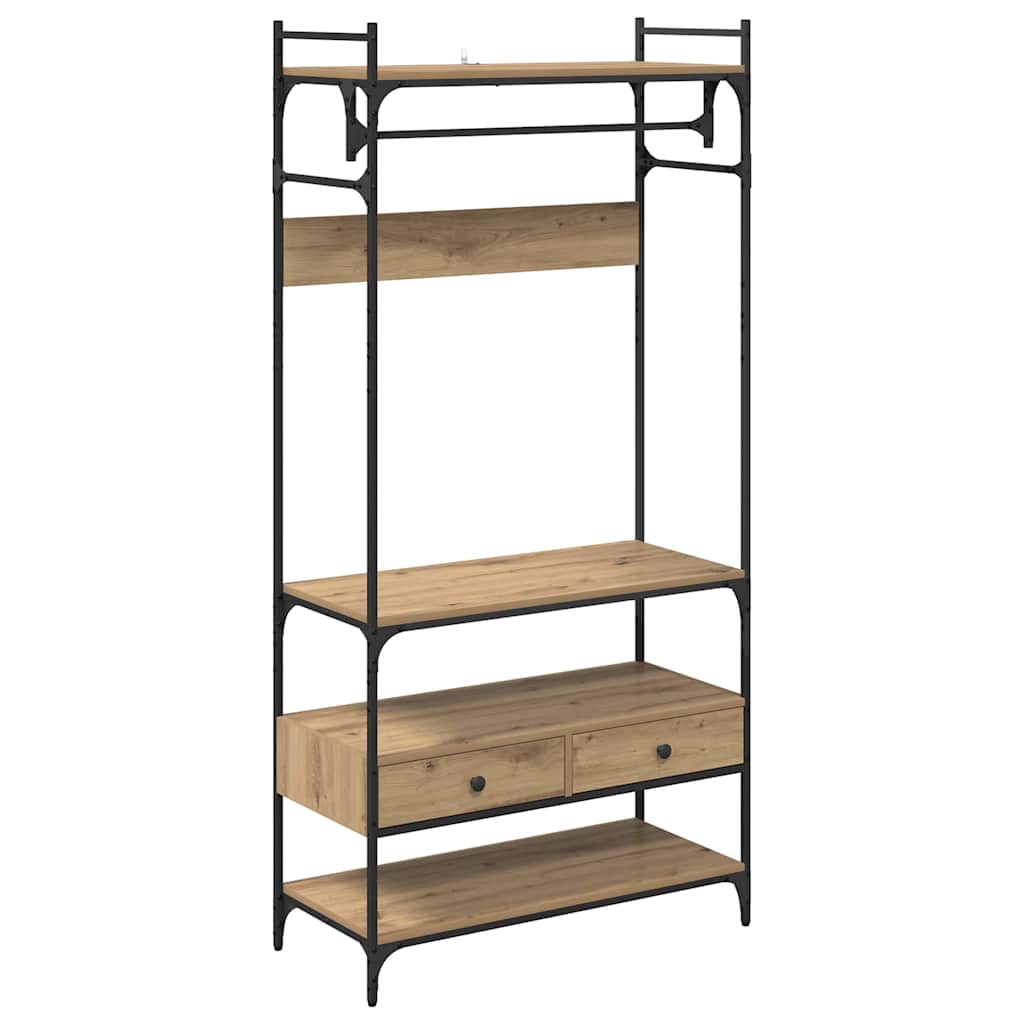 Wardrobe Artisan oak 89 x 39 x 184.5 cm Engineered wood - Bargainia.com - 8721288900319 - 883548