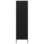 Wardrobe Black 90x50x180 cm Steel - Bargainia.com - 