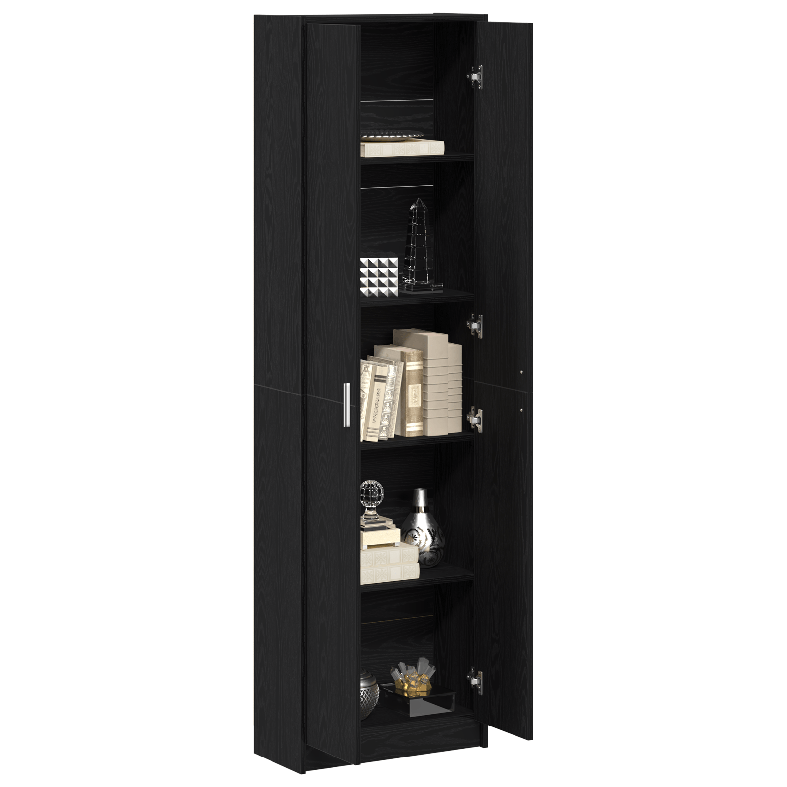 Wardrobe Black Oak 55x25x189 cm Engineered Wood - Bargainia.com - 8721158861726 - 3334009