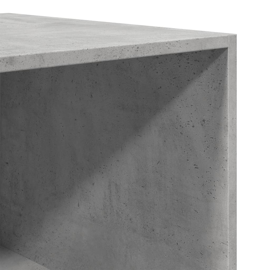 Wardrobe Concrete Grey 100x50x200 cm Engineered Wood - Bargainia.com - 