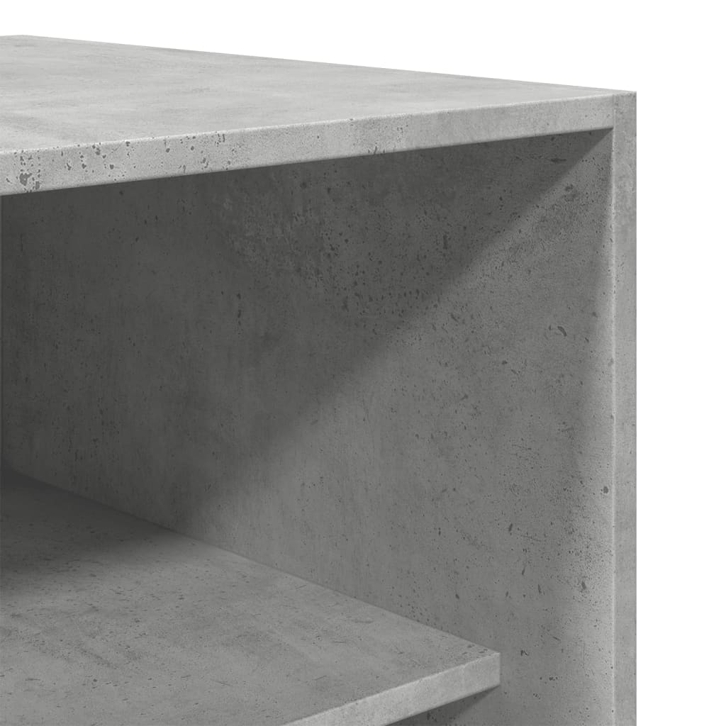Wardrobe Concrete Grey 100x50x200 cm Engineered Wood - Bargainia.com - 