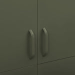 Wardrobe Olive Green 90x50x180 cm Steel - Bargainia.com - 