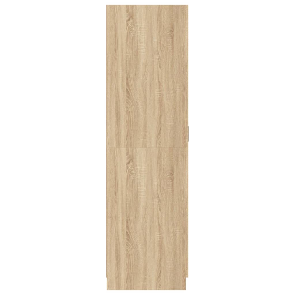 Wardrobe Sonoma Oak 80x52x180 cm Engineered Wood - Bargainia.com - 8719883740218 - 800624