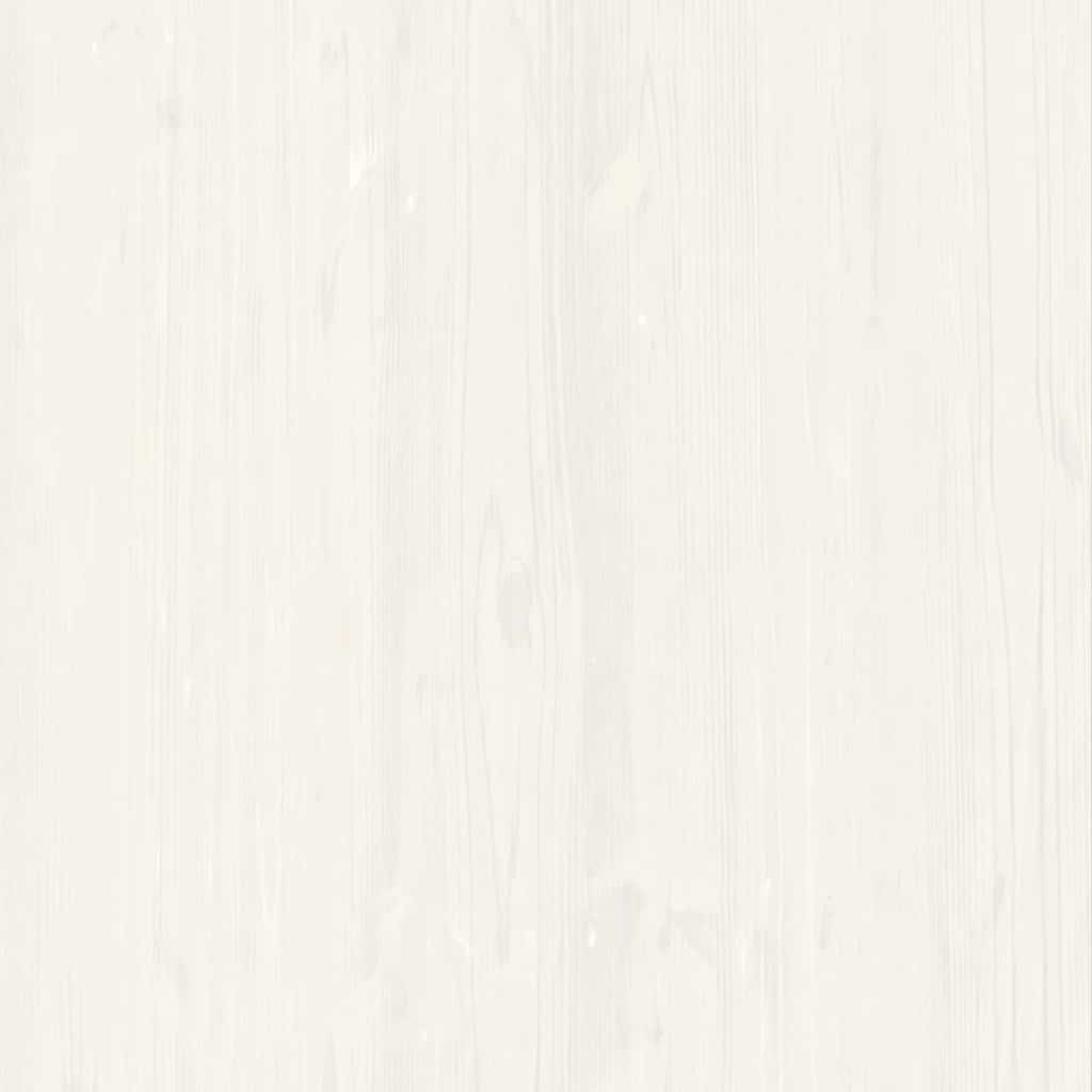 Wardrobe VIGO White 90x55x170 cm Solid Wood Pine - Bargainia.com - 