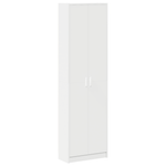 Wardrobe White 55x25x189 cm Engineered Wood - Bargainia.com - 