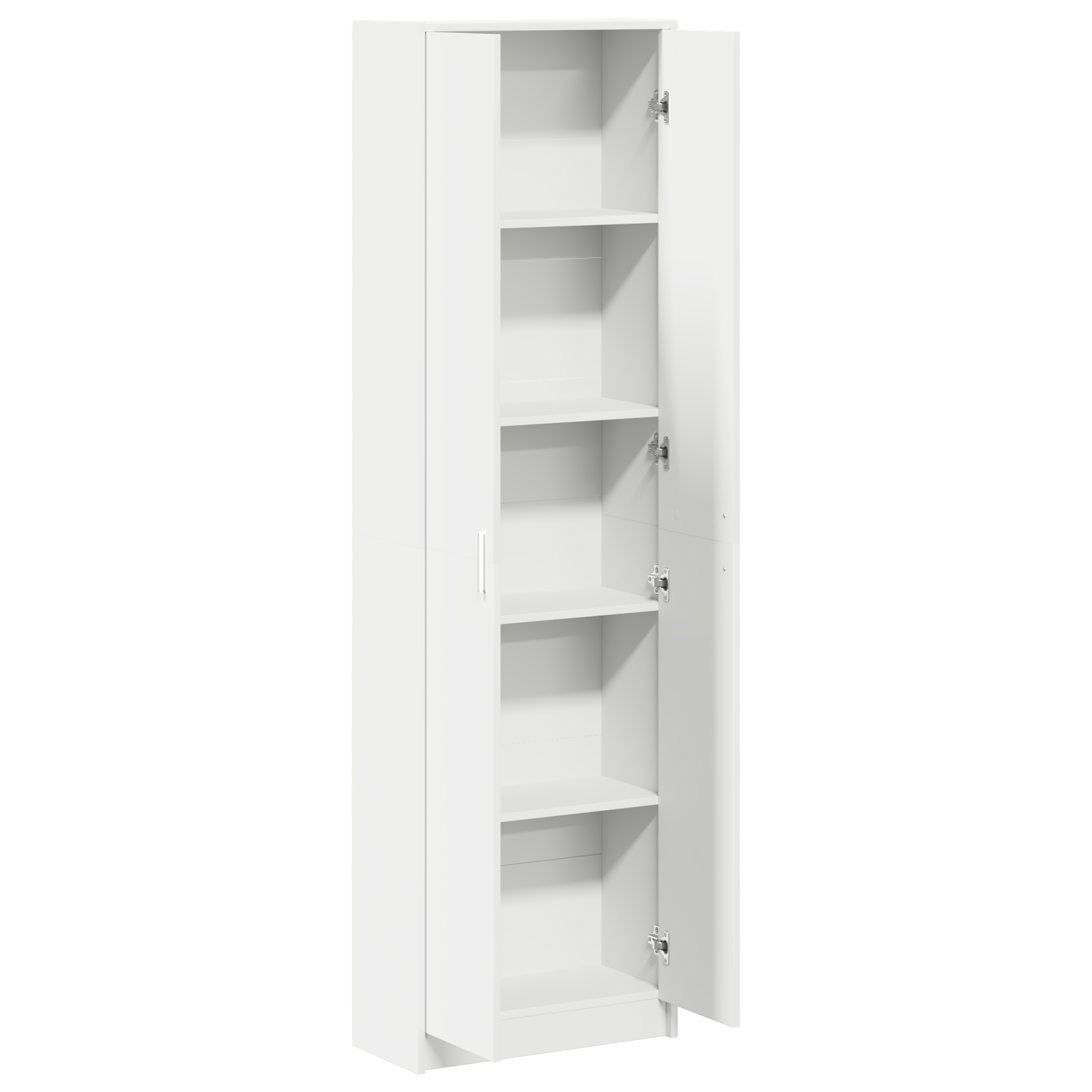 Wardrobe White 55x25x189 cm Engineered Wood - Bargainia.com - 