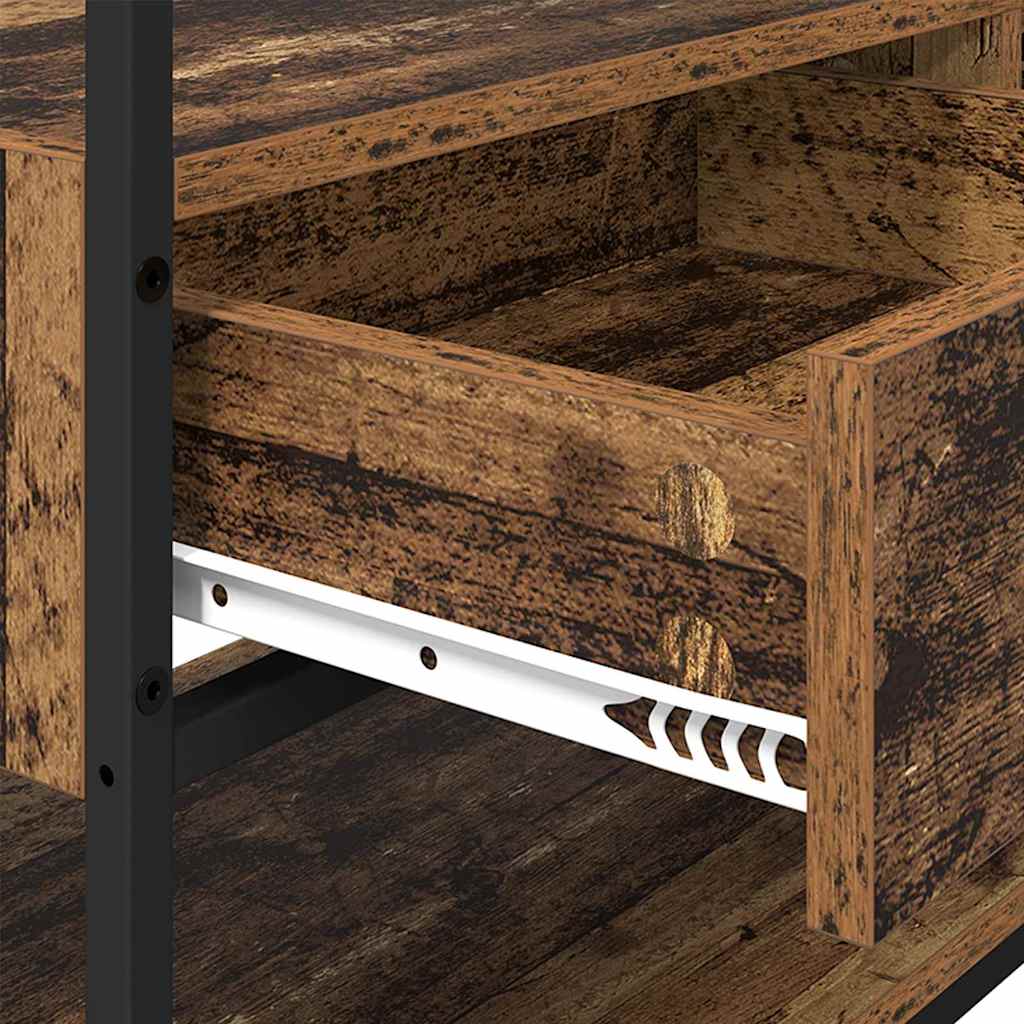 Wardrobe with Shelf Old wood 89 x 39 x 184.5 cm Engineered wood - Bargainia.com - 8721288900302 - 883547