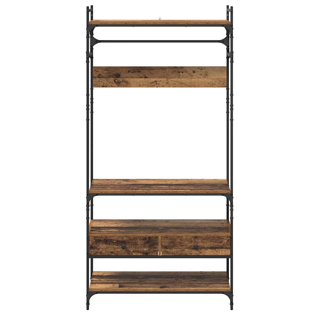 Wardrobe with Shelf Old wood 89 x 39 x 184.5 cm Engineered wood - Bargainia.com - 8721288900302 - 883547