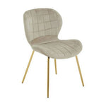 Warton Mink Velvet Dining Chair - Bargainia.com - 5018705518473