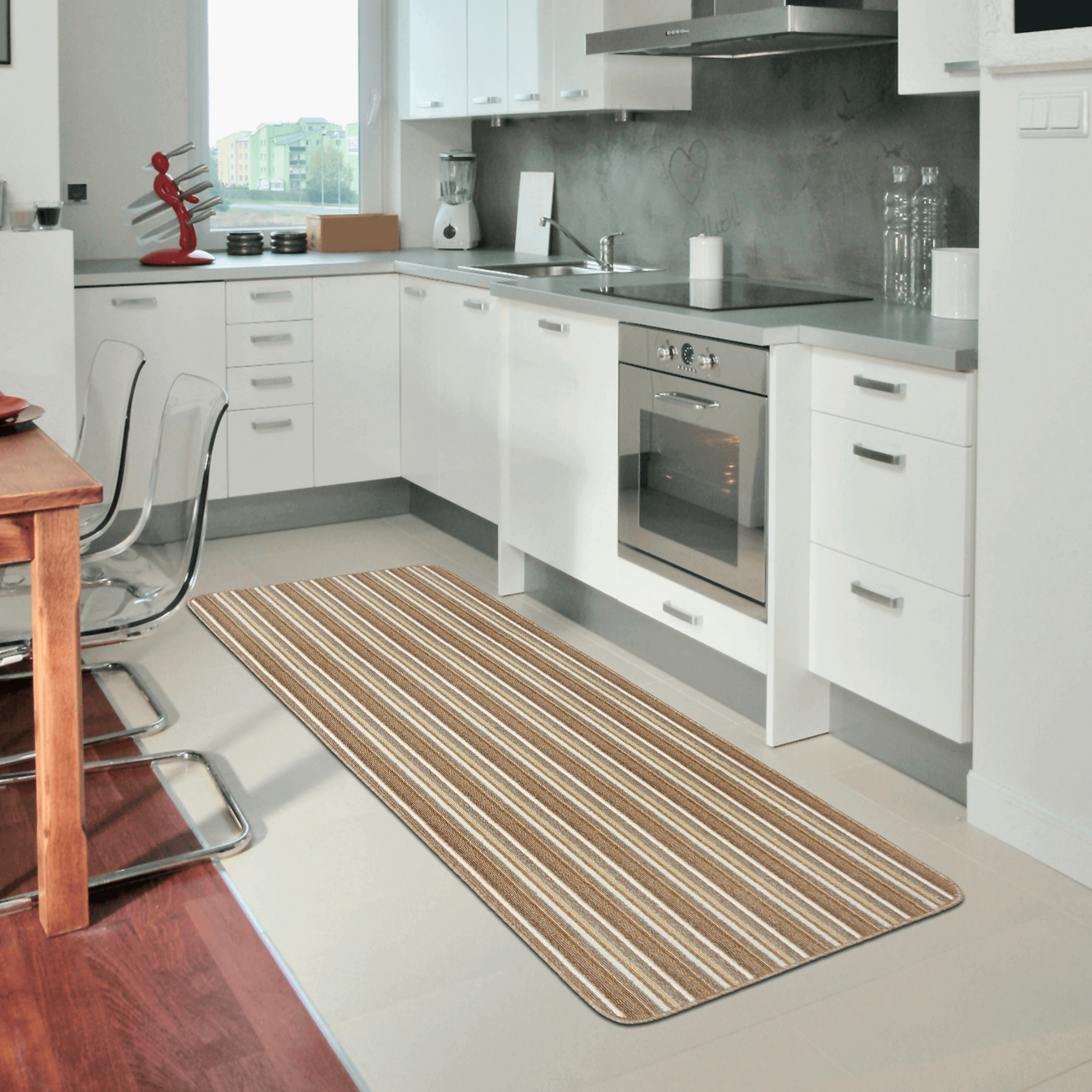 Washable All - Purpose Stripe Mats | 112 - Bargainia.com - 5060676067009 - IOS011003